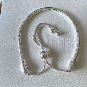 Pandora Moments Snake Chain Slider Bracelet